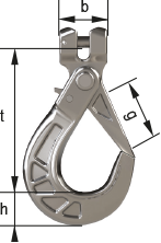 CGSL-05 - Self Locking Clevis Hook
