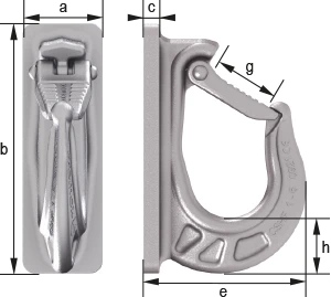 CSHF-3 - Weld-on Hook
