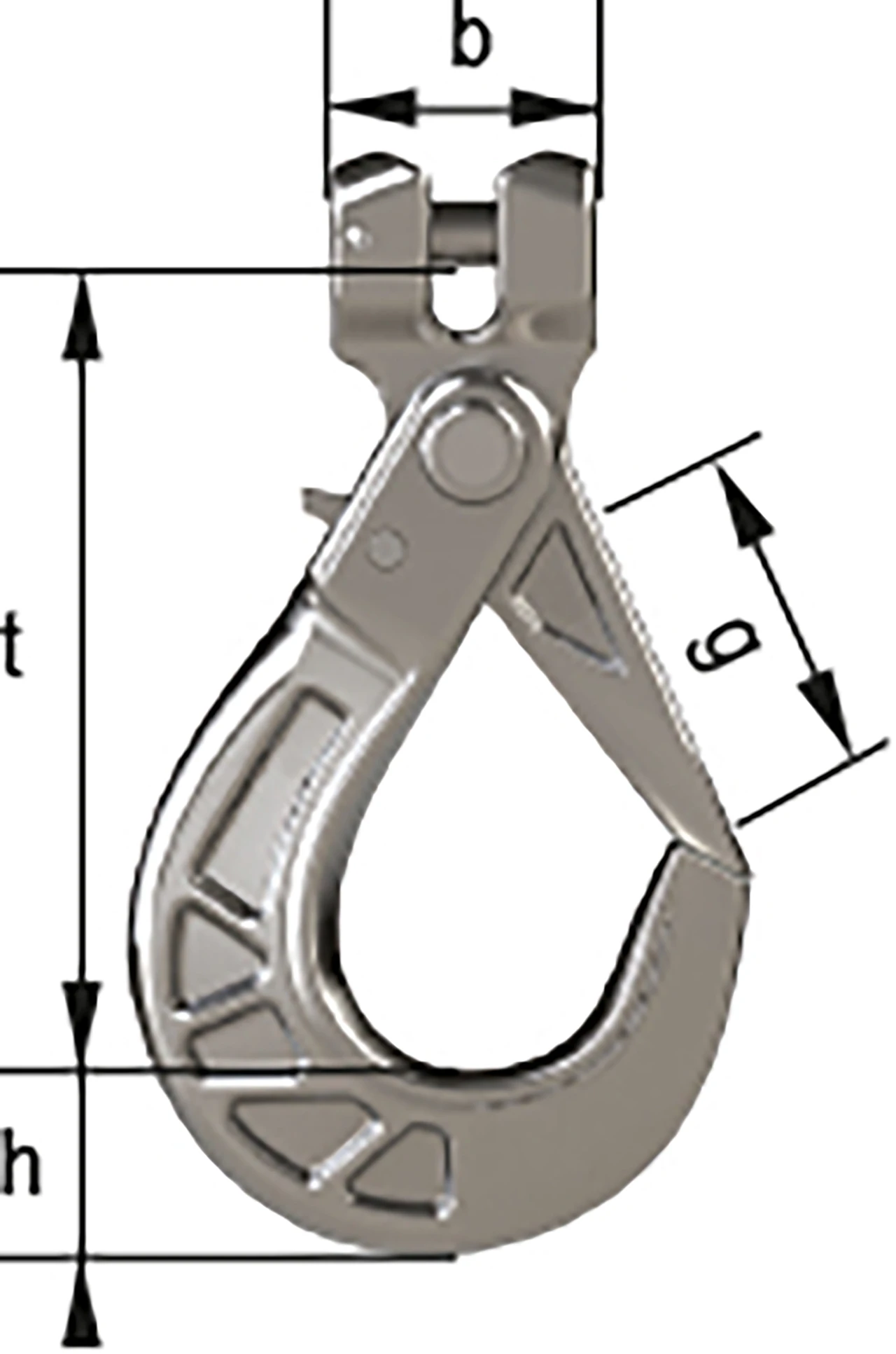 CGSL-06 - Self Locking Clevis Hook