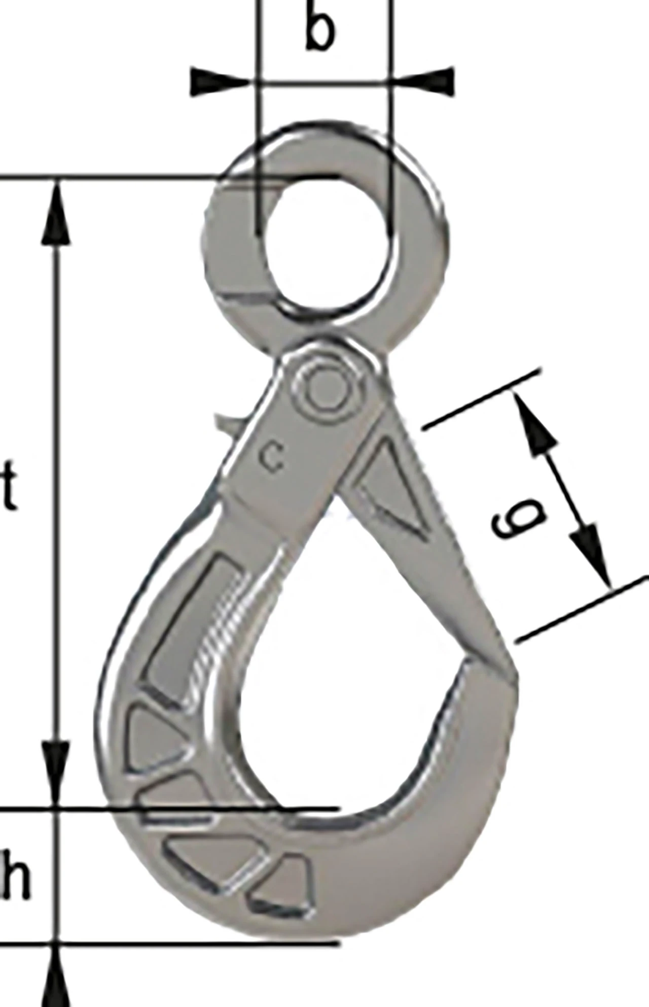 COSL-05 - Self Locking Eye Hook
